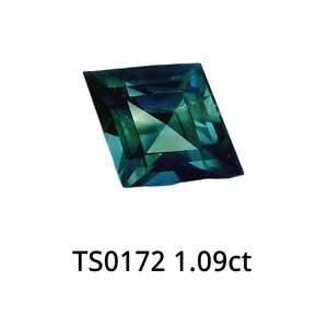 New Arrivals: Teal Sapphire Lozenge 1.09ct