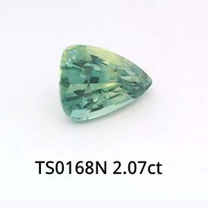 Teal Sapphire Cushion Triangular 2.07ct