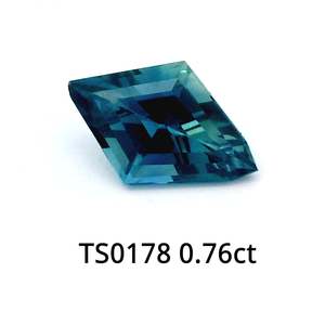 Gemstones: Teal Sapphire Modified Lozenge 0.76ct