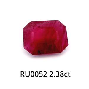 Gemstones: Ruby Octagon 2.38ct