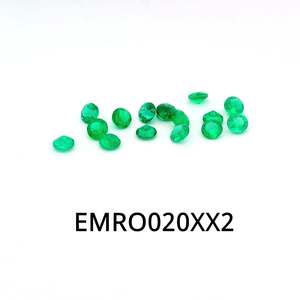 Gemstones: Emerald Round 2mm