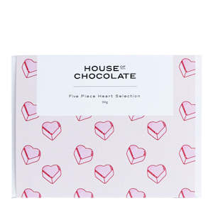 5 Piece Heart Bonbon Selection (Pink)