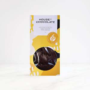 Dark Chocolate Bars: Dried Banana & Honeycomb Organic 70% Dark Chocolate Bar