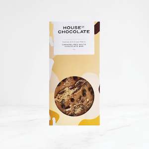 White Chocolate Bar: Choc Chip Cookie and Crispy Pearls Caramelised White Chocolate Bar