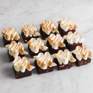 Cakery: Torched Meringue Chocolate Brownie Gift Box