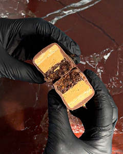 Creation of the Month | Biscoff Caramel Crumble Chocolate Bar