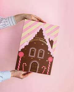 Chocolate House Advent Calendar – Pink Stripe