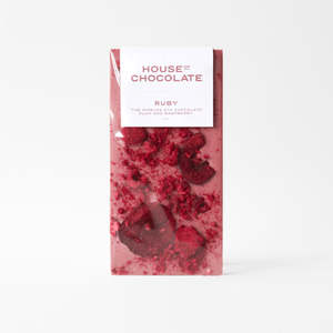 Handcrafted Chocolate Bars: Plum & Raspberry Ruby Chocolate Bar Wholesale
