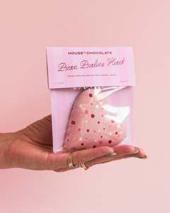 Valentines Day: Pecan Praline & Caramel Milk Chocolate Heart