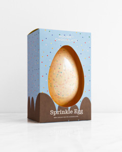 Easter Eggs: Sprinkle White Chocolate Egg