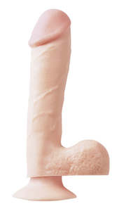 BASIX 7.5" DONG WITH SUCTION CUP