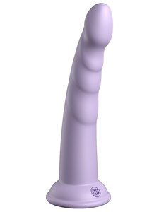 7” PLATINUM SILICONE DILDO