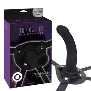 Strap Ons: 7” BEND OVER FOR STRAP-ON