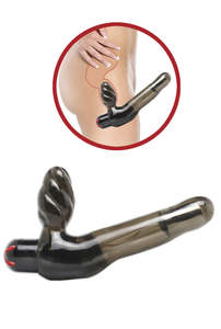 Strap Ons: VIBRATING STRAPLESS STRAP-ON