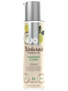 JO NATURALS COCONUT & LIME MASSAGE OIL
