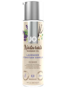 Essentials: JO NATURALS LAVENDER & TAHITIAN VANILLA MASSAGE OIL