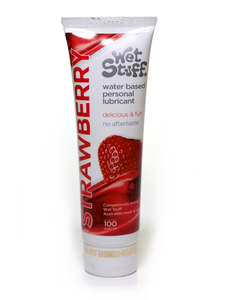 Lubricants: WET STUFF STRAWBERRY LUBRICANT 100g