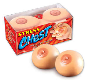 Novelty Gifts: STRESS BOOBS