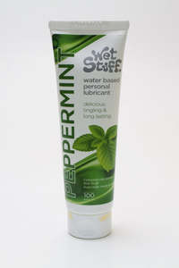 Lubricants: WET STUFF PEPPERMINT LUBRICANT