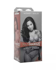 For Men: MAIN SQUEEZE HONEY GOLD STROKER
