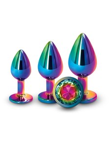 Anal Toys: REAR ASSETS TRAINER KIT MULTICOLOUR RAINBOW