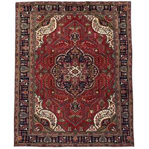Tabriz: Hand-knotted Wool Tabriz Persian Rug 185cm x 293cm