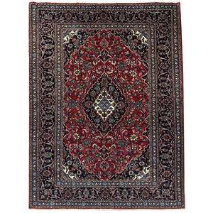 Hand-knotted Wool Persian Kashan Rug 198cm x 300cm
