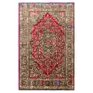 Kashan: Fine Hand-knotted Wool Vintage Persian Rug 180cm x 286cm