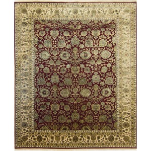 Kashan: Fine Quality Hand-knotted Wool & Silk Rug 251cm x 315cm