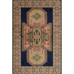 Ardabil: Fine Hand-knotted Wool Persian Ardabil Rug 139cm x 240cm
