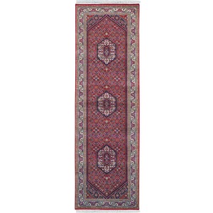 Fine Handmade Wool & Silk Traditional Runner 82cm x 302cm