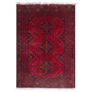 Khal Mohammadi: Hand-knotted 100% Wool Small Rug 76cm x 121cm