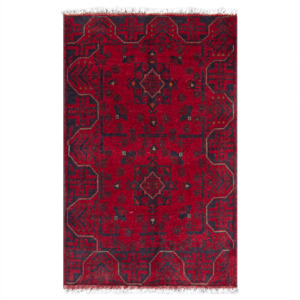 Khal Mohammadi: Hand-knotted 100% Wool Small Rug 81cm x 123cm