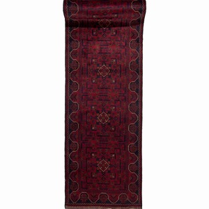 Khal Mohammadi: Fine Tribal 100% Wool Hand-knotted Khal Mohammadi Runner 77cm x 581cm