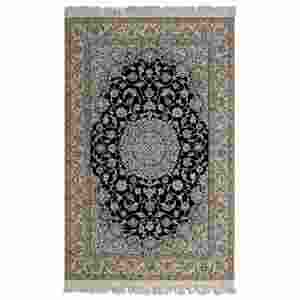 Fine Hand-knotted Wool & Silk 4LAA Nain Persian Rug 155cm x 225cm