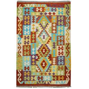 Rugs Under 500: 100% Wool Kilim Small Rug 100cm x 147cm