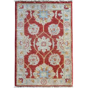 Hand-knotted Traditional Wool Extra Small Rug 60cm x 90cm