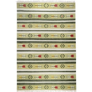 Kelim Rugs: Handmade Wool & Recycled fibers Kilim Rug 164cm x 242cm