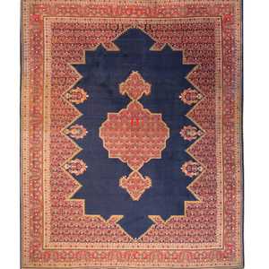 Mahabad Rugs: Extra Large Fine Hand-knotted Wool Persian Mahabad Rug 322cm x 438cm