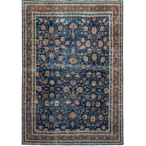 Vintage Persian Hand-knotted Wool Rug 257cm x 346cm