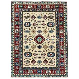 Tribal Persian Rugs: Fine Hand-knotted Traditional Kazak Wool Rug 180cm x 268cm