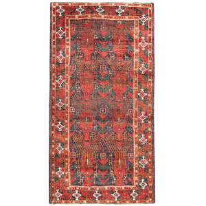Tribal Persian Rugs: Fine Hand-knotted Baluchi Persian Runner 122cm x 215cm