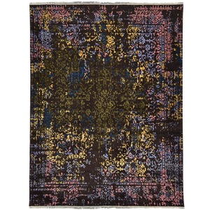 Galaxy Modern Rugs: Contemporary Fine Hand-knotted Wool & Silk Rug 158cm x 222cm