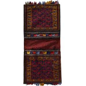 0 5 X 1 5 Meter Rugs Runners: Vintage Handmade Saddle Bag 56cm x 129cm