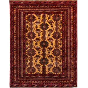 2 0 X 2 5 Meter Rugs: Fine Hand-knotted Wool Tribal Turkmen Rug 211cm x 272cm