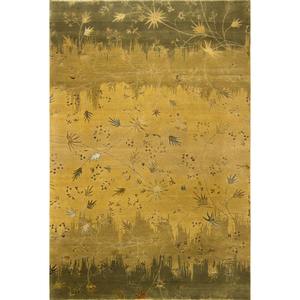 High Quality Hand-knotted Wool & Silk Modern Rug 182 cm x 272 cm