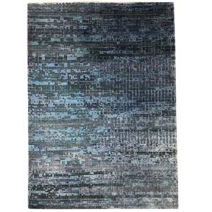 2 0 X 3 0 Meter Rugs: Fine Handmade Wool Modern Blue Rug 206cm x 302cm