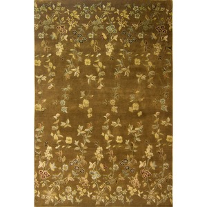 Crystal: Modern Designer Hand-knotted Wool & Silk Rug 186cm x 277cm