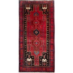 Hamadan 1: Fine Hand-knotted Kolyai Persian Hallway Runner 155cm x 382cm