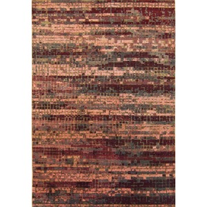 Mosaic Rugs: Hand-knotted Wool & Silk Contemporary Rug 202cm x 302cm
